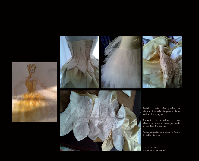 Golden Petals DRESS / Petali D'oro